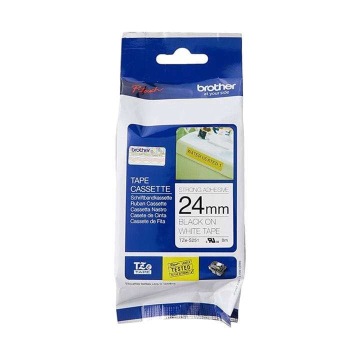 Genuine Brother TZe-S251 24mm Label Tape