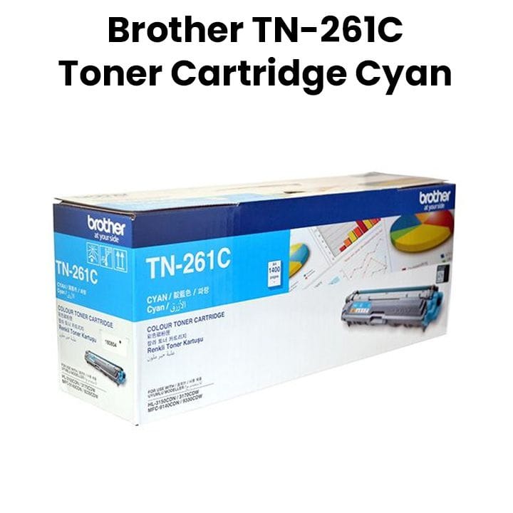 Genuine Brother Toner Cartridge - Cyan | TN-261C