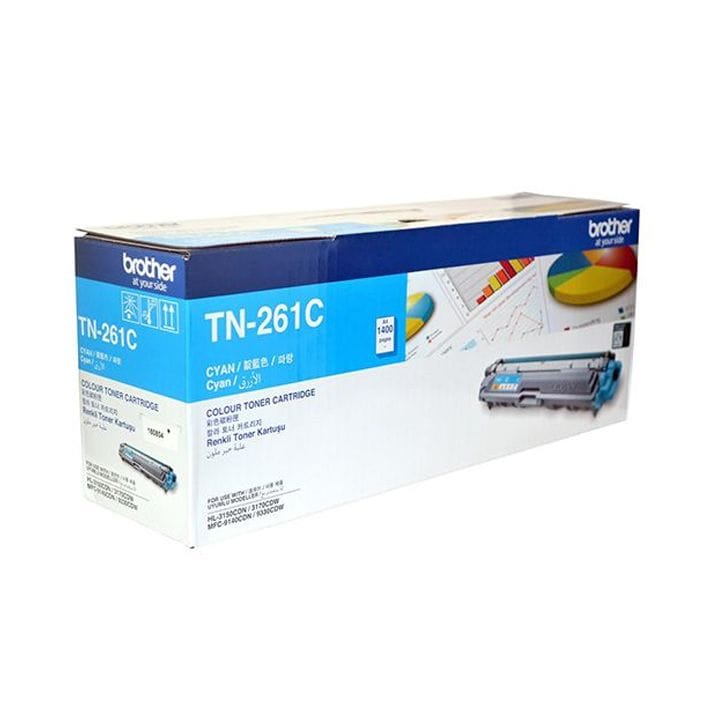 Genuine Brother Toner Cartridge - Cyan | TN-261C