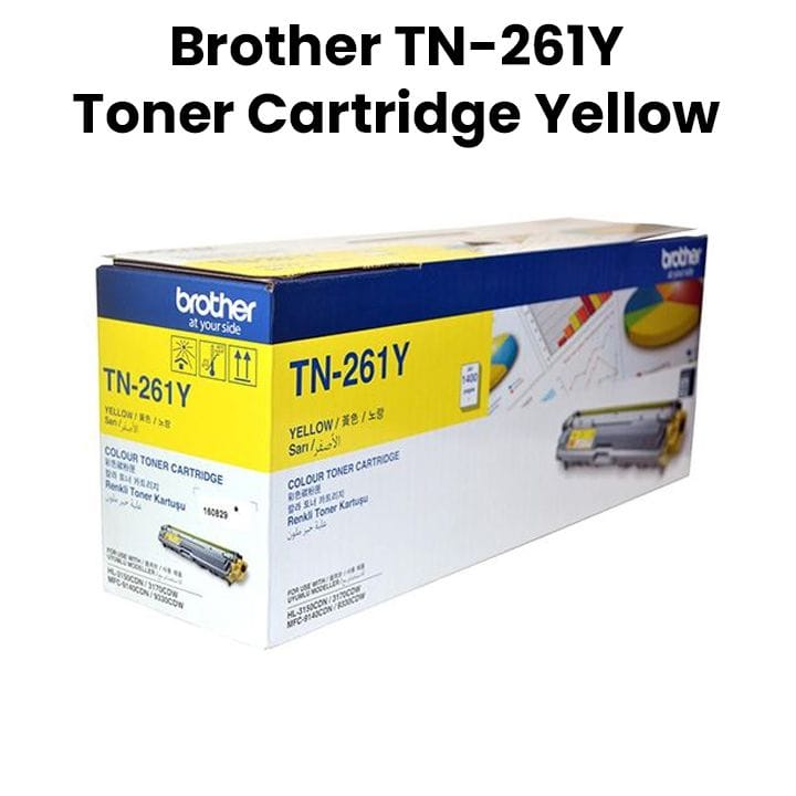 Genuine Brother Toner Cartridge - Yellow | TN-261Y