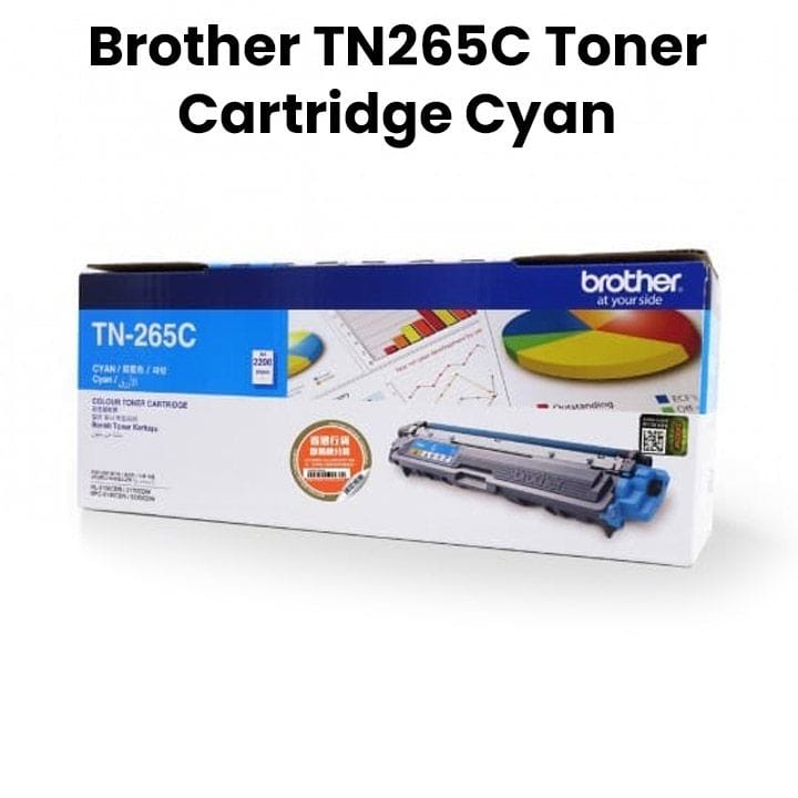 Genuine Brother Toner Cartridge - Cyan | TN-265C