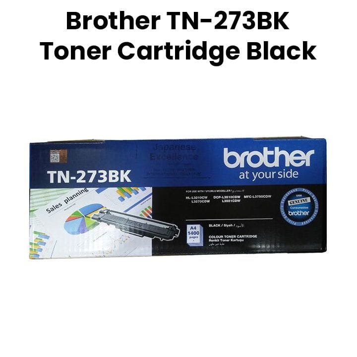 Genuine Brother Toner Cartridge - Black | TN-273BK