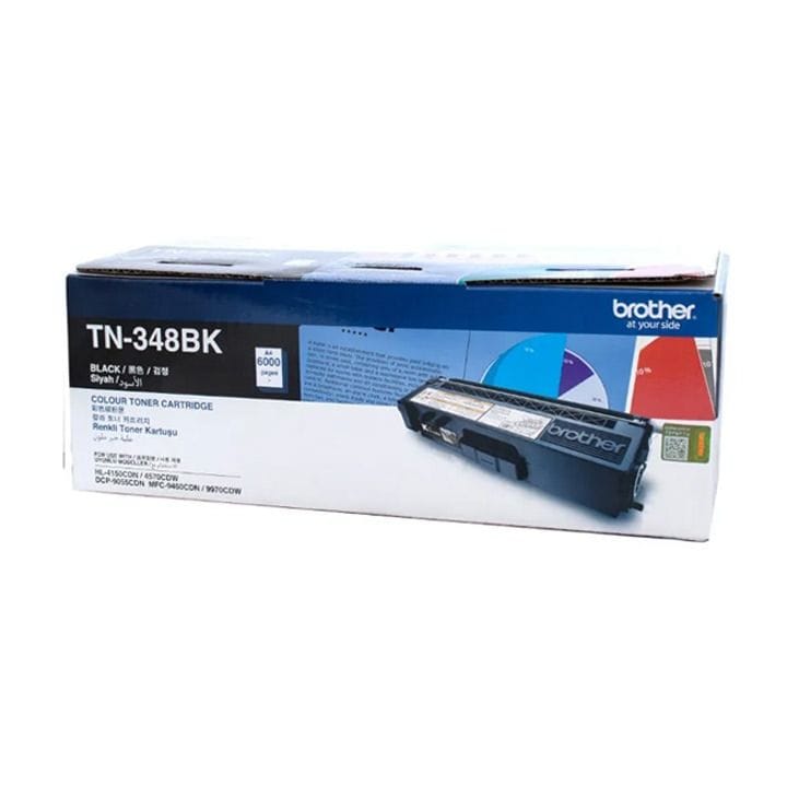 Genuine Brother Toner For MFC-9970/4570, Superior Print Quality, Easy Installation, Sharp Black Text - Black - TN348
