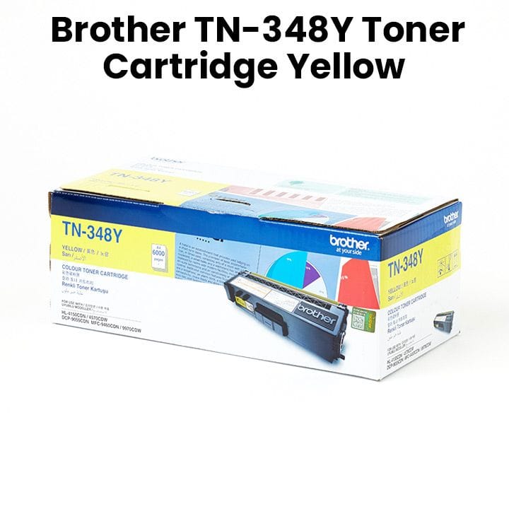 Genuine Brother TN-348Y Toner Cartridge - Yellow