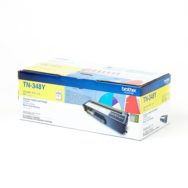 Genuine Brother TN-348Y Toner Cartridge - Yellow