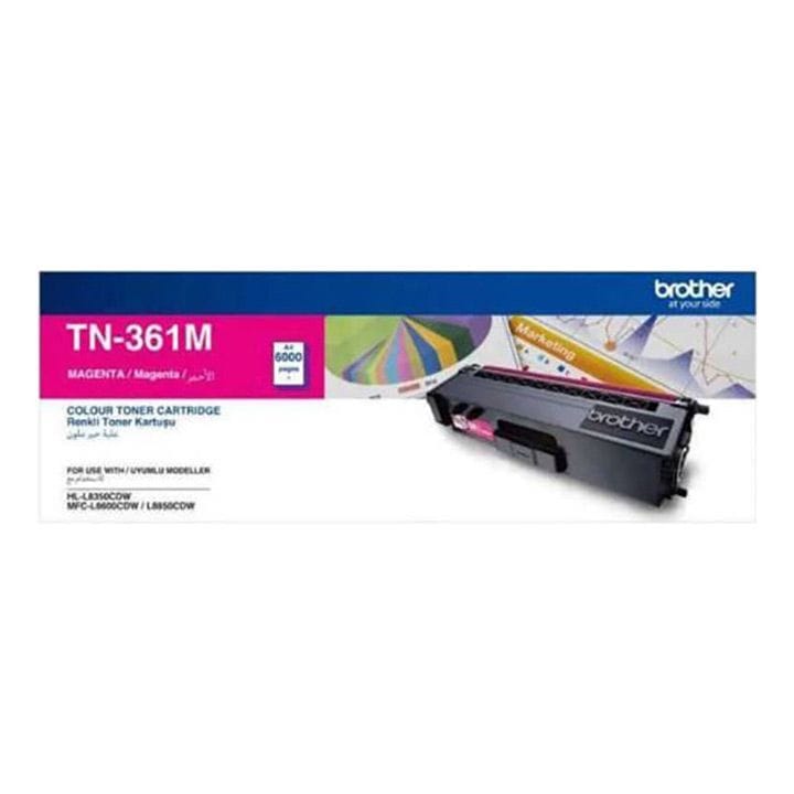 Genuine Brother Toner Cartridge For High-Quality Printing And Reliable Performance - Magenta -TN-361M