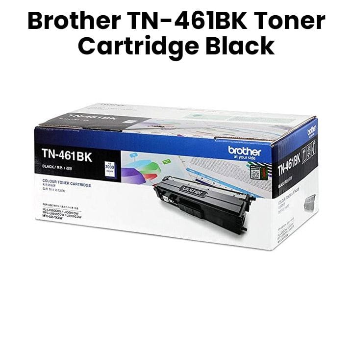 خرطوشة حبر أسود أصلية من براذر TN-461BK