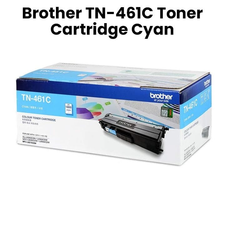 Genuine Brother TN-461C Toner Cartridge - Cyan