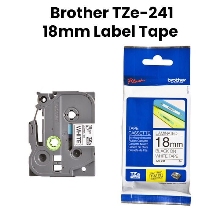 Genuine Brother TZe-241 18mm Label Tape