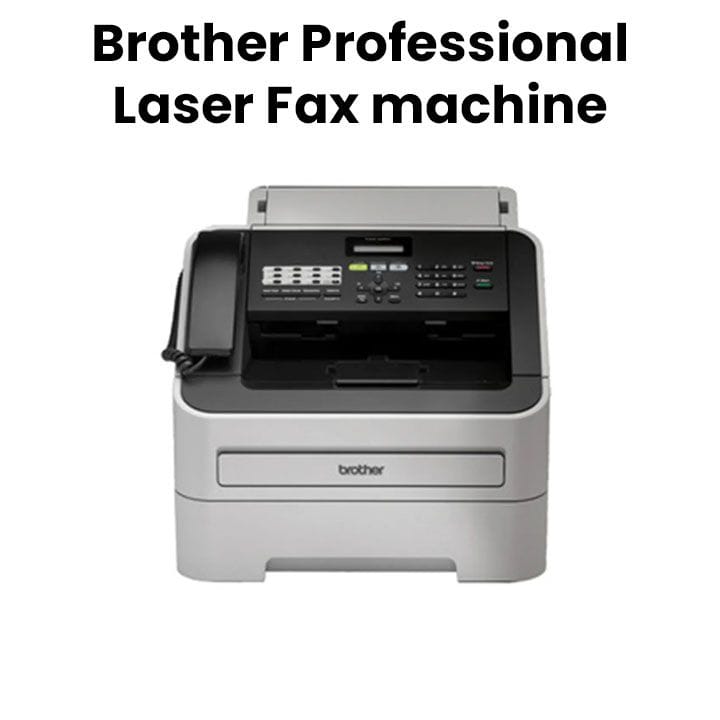 Brother FAX-2950 Fax Machine Compact All-in-One Laser Fax Machine with Built-in Handset