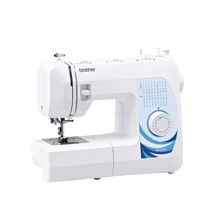 Brother Automatic Sewing Machine, Automatic Needle Threader, Free Arm Design, Compact And Lightweight - White - GS 3700