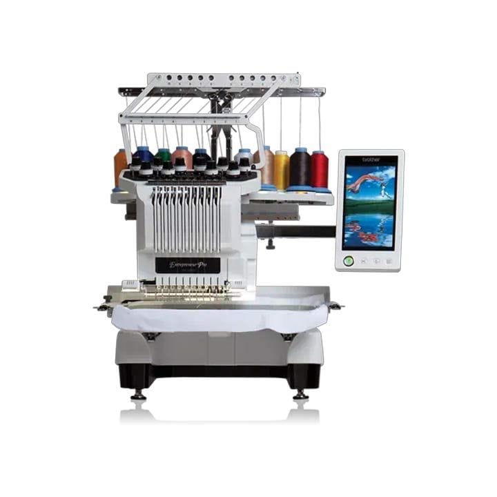 Brother Professional Embroidery Machine With 10 Needles, Adjustable Screen Brightness Settings, Zoom Function - White - PR1000E