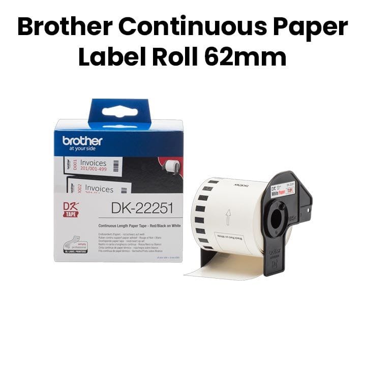Genuine Brother DK-22251 62mm Continuous Label Roll