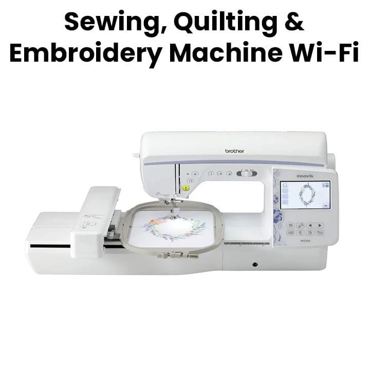 Brother Innov-is Sewing Quilting And Embroidery Machine, Advanced Needle Threader, Free Motion Mode - White - NV2700