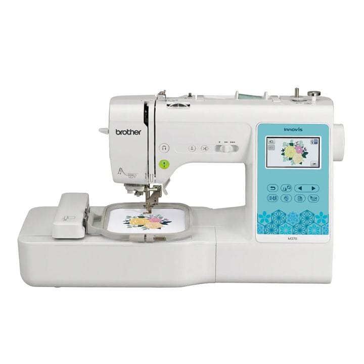 Brother Innov-is Sewing Quilting And Embroidery Machine, 135 Built-in Embroidery Patterns, Advanced Needle Threading System - White - M370