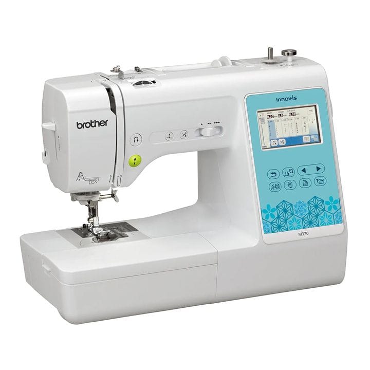 Brother Innov-is Sewing Quilting And Embroidery Machine, 135 Built-in Embroidery Patterns, Advanced Needle Threading System - White - M370