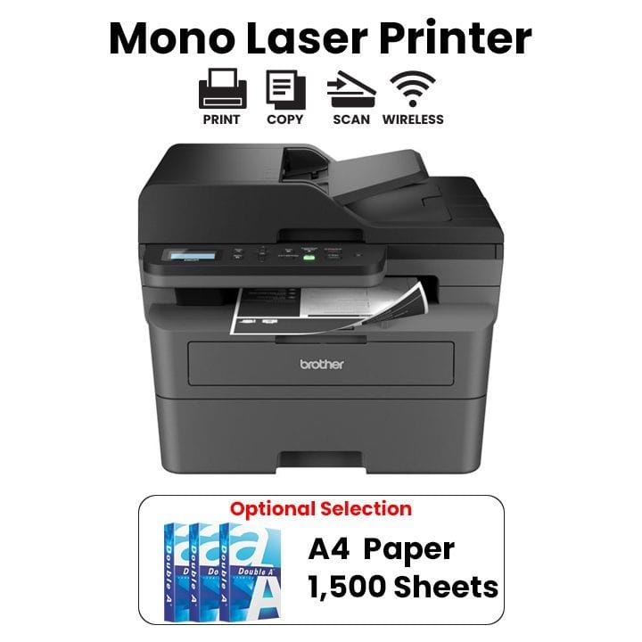 Brother Mono Laser 3-in-1 Printer Wireless | DCP-L2640DW