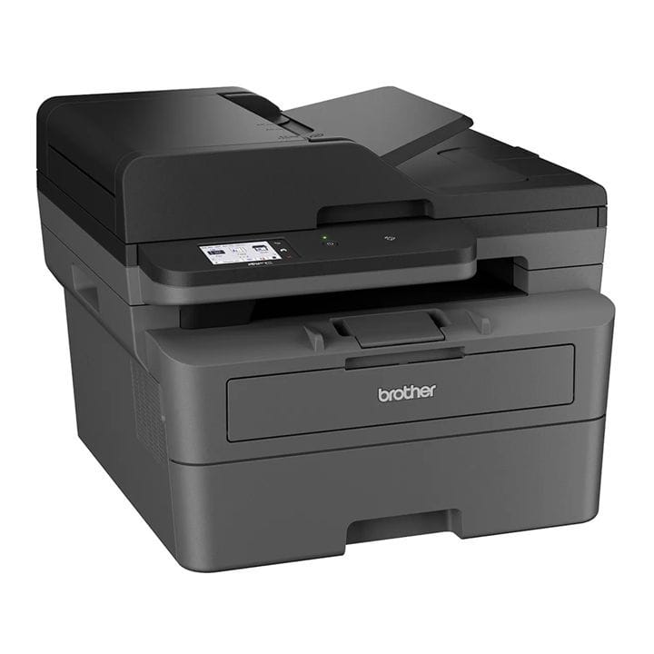 Brother Auto 2-Sided Mono Laser Printer, Up to 34 ppm, Hi-Speed USB, Wired & Wireless Connectivity - Black - MFC-L2885DW