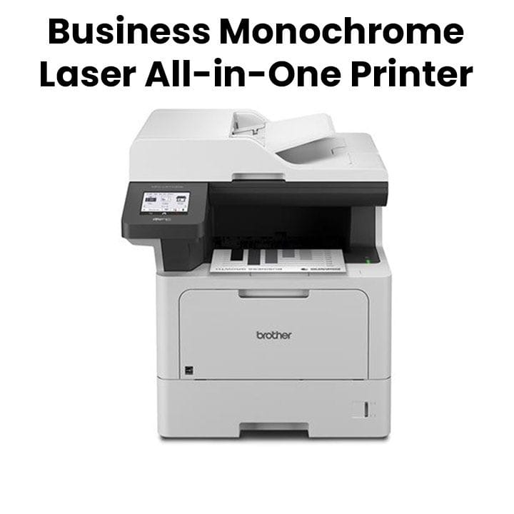 طابعة بروذر ليزر أحادية متعددة الوظائف وجهين ولاسلكية – MFC‑L5710DW