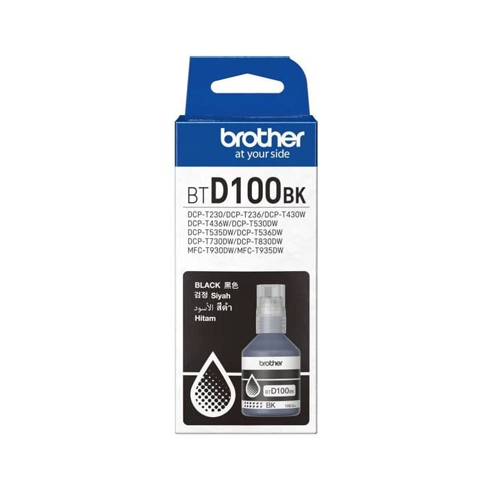خرطوشة حبر سوداء براذر BTD100BK لطابعات DCP-T430W، DCP-T530DW، DCP-T730DW، DCP-T830DW، MFC-T930DW | BTD100BK