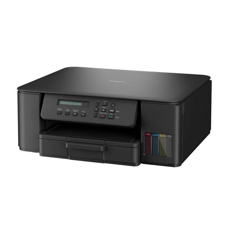 Brother A4 3-in-1 Ink Tank Printer, Automatic Duplex Printing, Wireless Connectivity, Compact Design, Mobile Printing Support - Black - DCP-T530DW