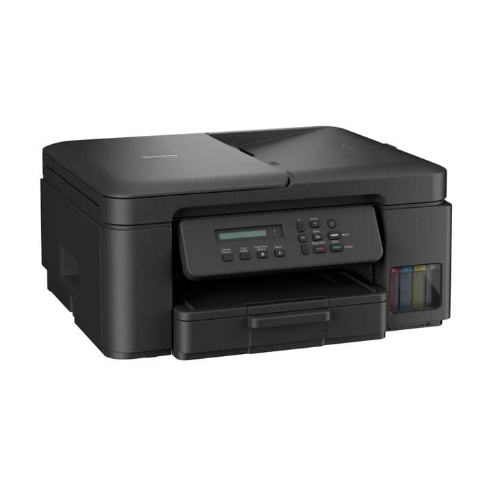 Brother A4 All-in-One Multifunction Printer, Double-Sided, Wireless, 20 Sheet Feeder Duplex Printing - Black - DCP-T730DW