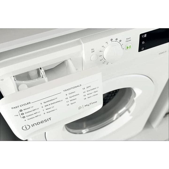 Indesit 7Kg Front Loading Washing Machine - Made in Poland (MTWE 71252 W GCC)