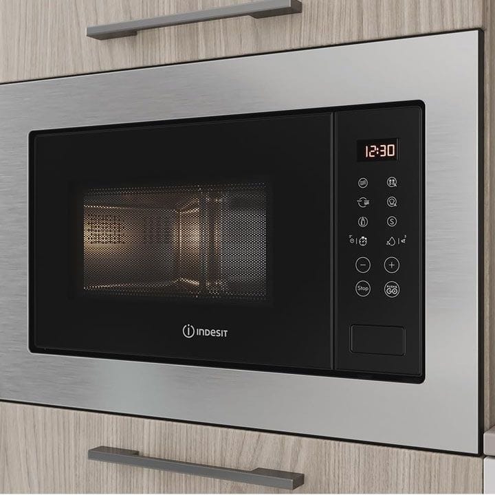 Indesit 25Ltr Built-In Microwave Oven with Grill Function (MWI 125 GX UK)