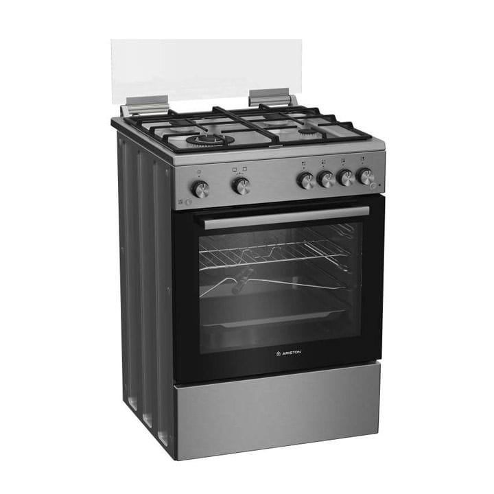 Ariston 60cm Freestanding Cooking Range 4 Gas Burners | Stainless Steel | ARR6GGG23125XME