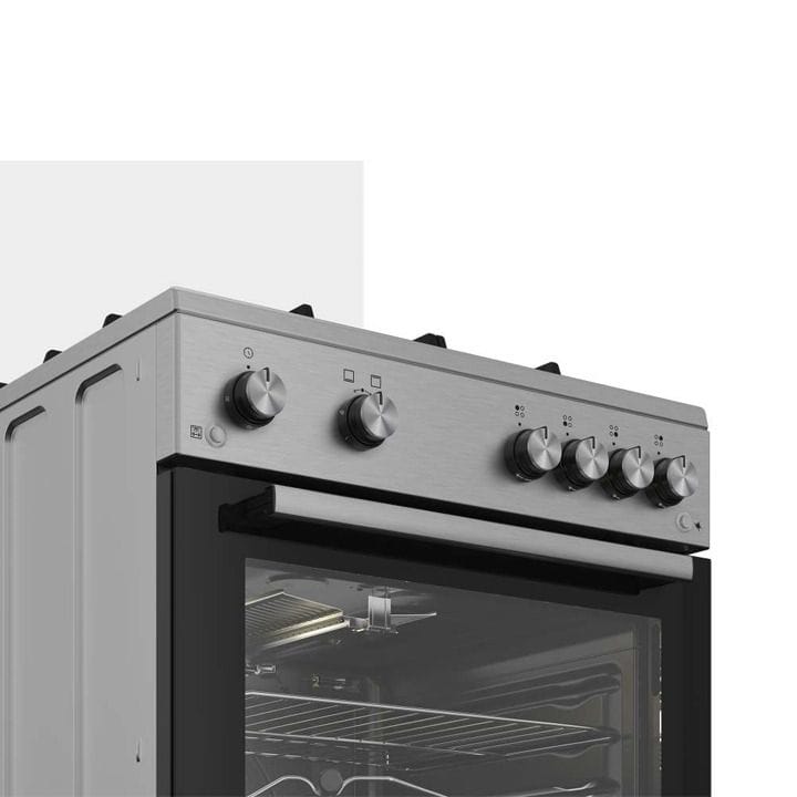 Ariston 60cm Freestanding Cooking Range 4 Gas Burners | Stainless Steel | ARR6GGG23125XME