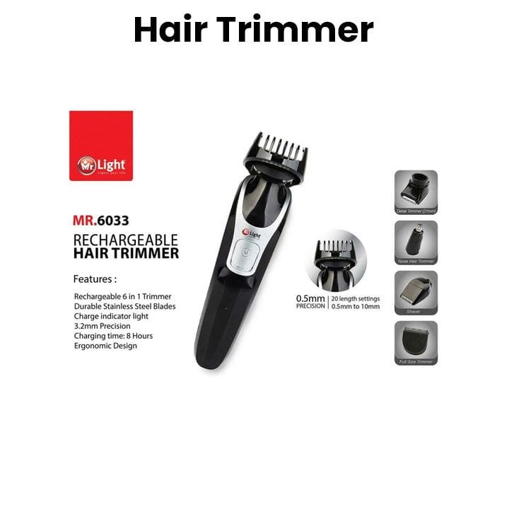 Mr. Light 6-in-1 Hair Trimmer | MR 6033