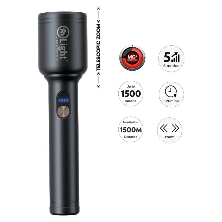 Mr. Light Bazooka 2.0 LED Torch