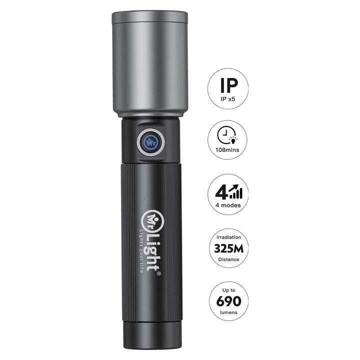Mr. Light Bazooka 2.7 LED Torch