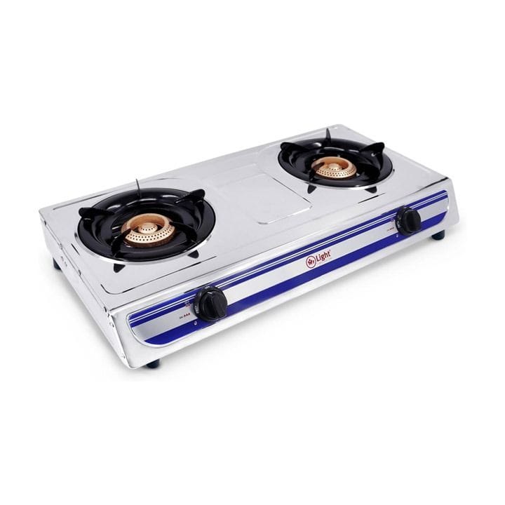 مستر لايت موقد غاز ذو شعلتين MRGB2555-2SS