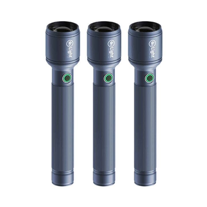 مجموعة مصباح يدوي مستر لايت زووم 2SC - ثلاث قطع | أسود | MR GD2X03