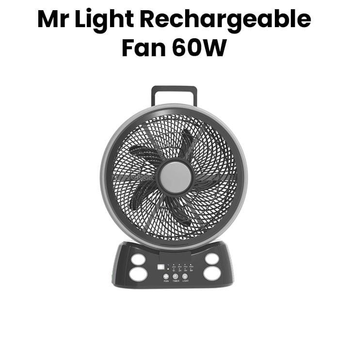 Mr. Light Rechargeable Fan | White | MR F800