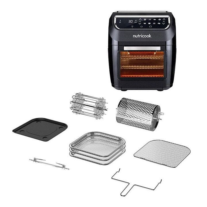 Nutricook 12L Air Fryer Oven – Large Capacity Cooking, Multi-Function Fry Bake Roast, Rapid Hot Air Technology for Healthy Meals | NC-AF012