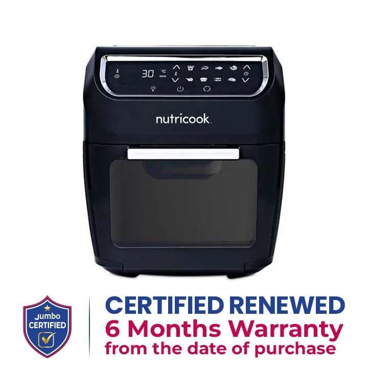 Nutricook 12L Air Fryer Oven – Large Capacity Cooking, Multi-Function Fry Bake Roast, Rapid Hot Air Technology for Healthy Meals | NC-AF012