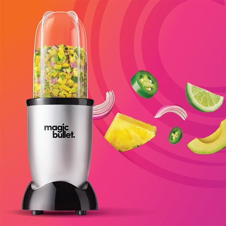 Magic Bullet MB4-0612 6-Piece High-Speed Blender/Mixer System, 400W, 0.6L