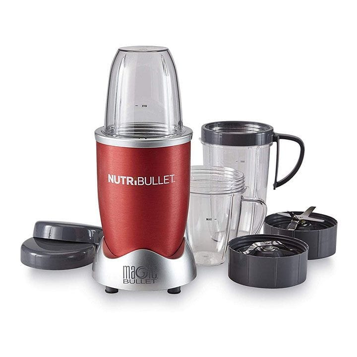 NutriBullet Smoothie Maker 600W – 9-Piece Personal Blender Set for Smoothies & Healthy Drinks, Compact Juice Blender,  NBR-1212R