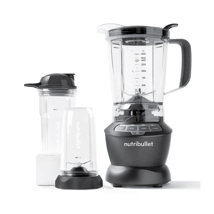 NutriBullet Blender Combo 1000W – Multi-Function Blender with Cups & Pitcher for Smoothies, Juices & Ice Crushing,  NBC-0910B