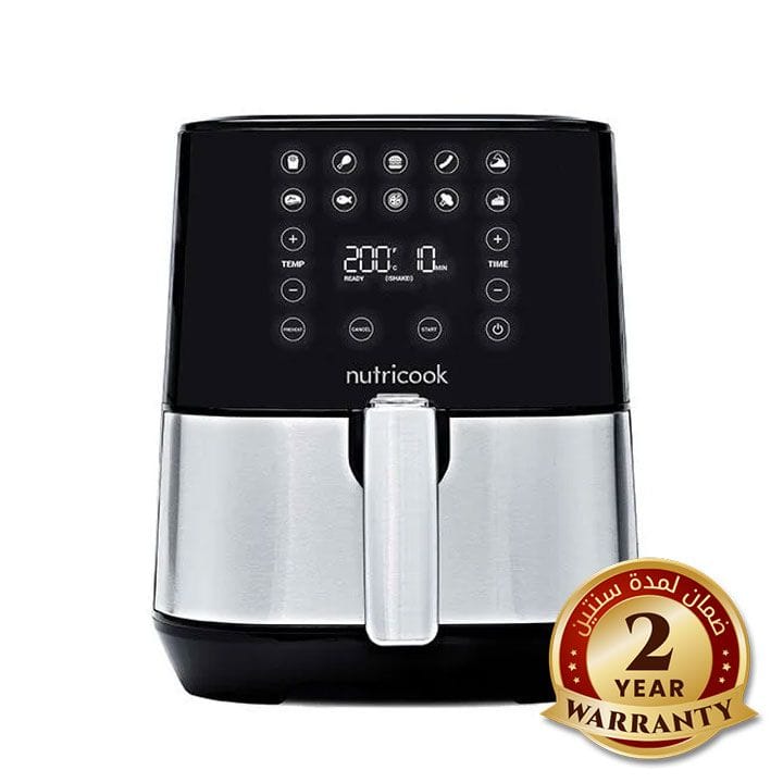 Nutricook 3.6L Rapid Air Fryer – Compact Family Size, Rapid Hot Air Technology, Healthy Oil-Free Cooking for Everyday Meals | NC-AF204