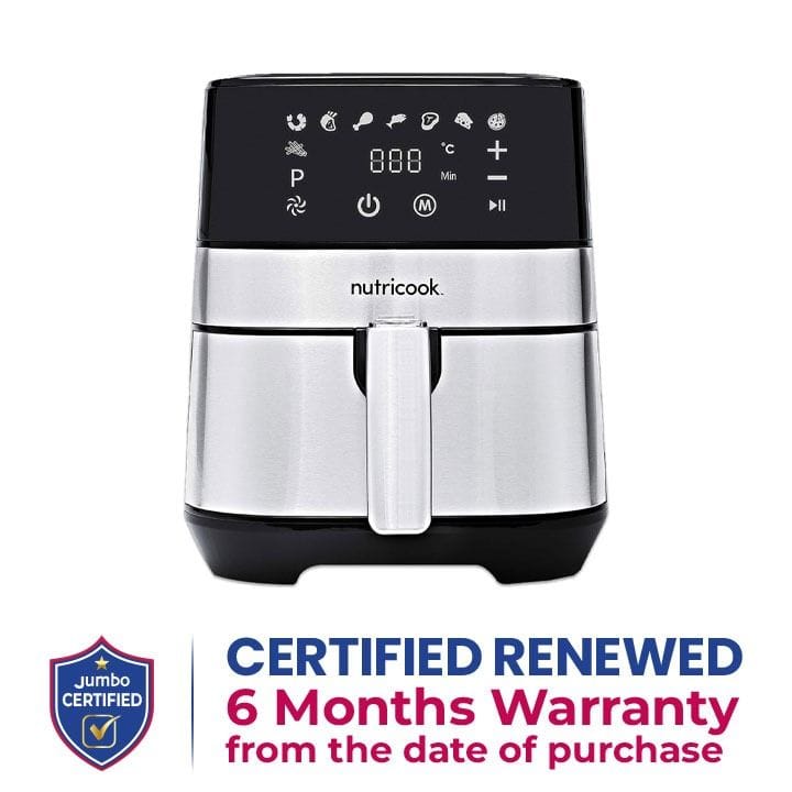 Nutricook 3.6L Rapid Air Fryer – Compact Family Size, Rapid Hot Air Technology, Healthy Oil-Free Cooking for Everyday Meals | NC-AF204