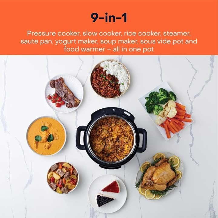 Nutricook Smart Pot 2 Electric Pressure Cooker 6L, Digital Multi-Function Cooker for Fast Healthy Cooking | NC-SP204K