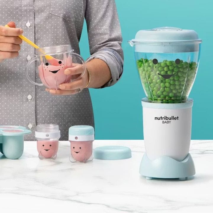 خلاط طعام للأطفال نوتري بوليت طقم 18 قطعة 0.95 لتر 200 واط | NBY-1812