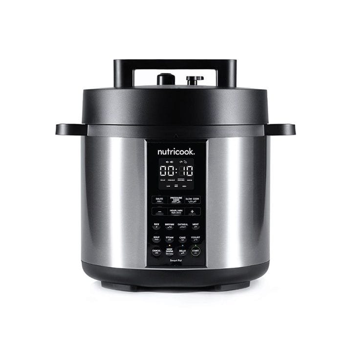 Nutricook Smart Pot 2 Electric Pressure Cooker 6L 9-in-1 1000W, Digital Multi-Function Cooker for Fast Healthy Cooking | NC-SP204A