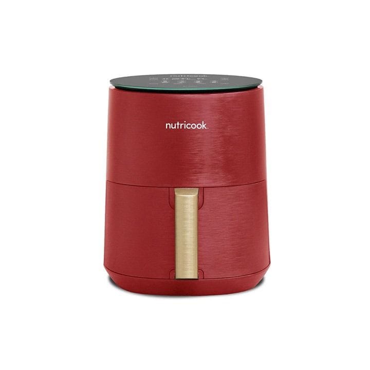 Nutricook 3L Air Fryer Mini – Compact Countertop Design, Rapid Hot Air Technology, Healthy Oil-Free Frying for Everyday Meals  - Red | NC-AF103R