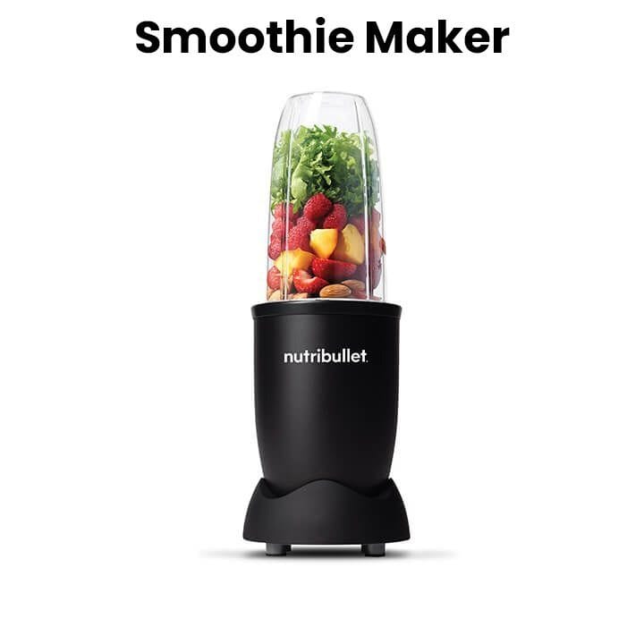 NutriBullet Smoothie Maker 900W – 9-Piece High Speed Personal Blender Set for Smoothies, Shakes & Ice Crushing,  NB9-1212AK