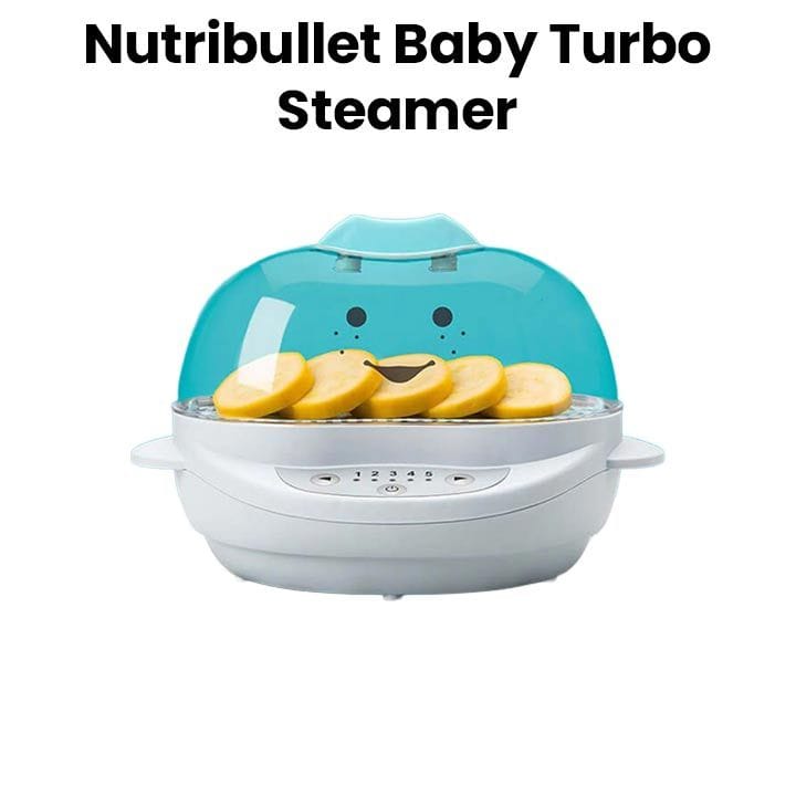 NutriBullet Baby Turbo Steamer – 6-Piece Baby Food Steamer & Prep Set for Healthy Weaning Meals, Easy Cooking System,  BSR-0812