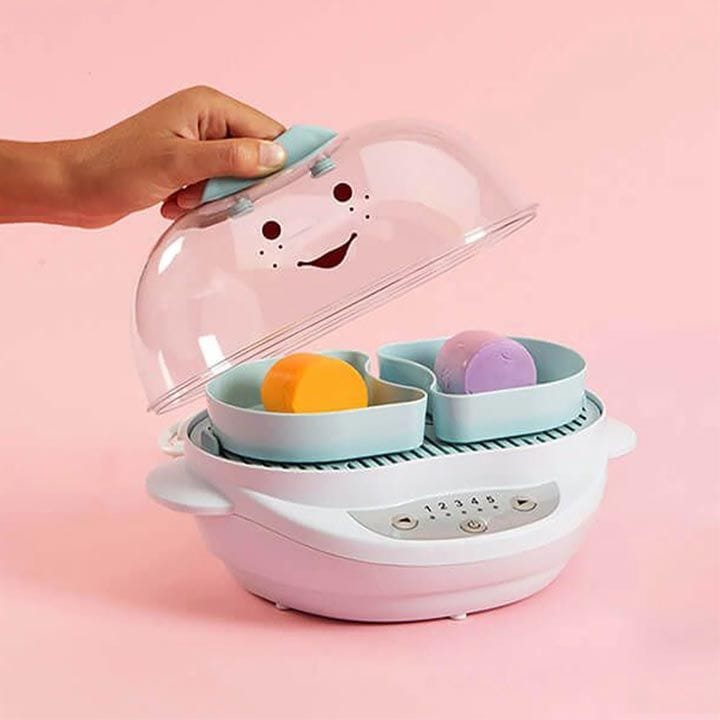 NutriBullet Baby Turbo Steamer – 6-Piece Baby Food Steamer & Prep Set for Healthy Weaning Meals, Easy Cooking System,  BSR-0812